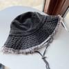 Novo Chapéu de Pescador Casual Vintage Lavado em Jeans 2024 Moda Feminina Chapéu para Montanhismo ao Ar Livre Protetor Solar Simples