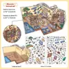 Adesivos de Paisagismo para Cenas 3D PaperMore série de cantos pequenos adesivos decorativos divertidos DIY para estudantes do dia a dia