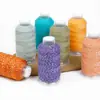 Hilo de Algodón Retorcido a Mano Estilo Xizang de 1 mm para Manualidades, Hilo para Pulseras, Cuerda para Tejer, Cuerda de Algodón Hecha a Mano para Bricolaje, Hilo para Pulseras, Cuerda Trenzada Enrollada