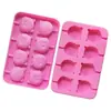 Molde de Silicona para Paleta de Caricatura de Gatito Mascota de 8 Piezas Hecho a Mano DIY Azúcar Queso Palito Niños