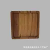 Bandeja de posavasos de madera Posavasos Portavasos Redondo Cuadrado Nogal Negro Haya Posavasos de té Posavasos de madera maciza tallada Tallado