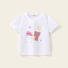 Camiseta de manga corta para niñas, ropa de verano para niños, camiseta nueva de algodón holgada con dibujos animados para niños, ropa de verano para niños