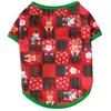 Ropa Nueva Navideña para Perros Transfronteriza 2025 Año Nuevo Teddy Bichón Pomerania Gato Mascota Festival Gran Cantidad en Stock