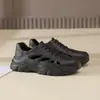 Tamancos Masculinos com Bico Fechado, Sapatos de Pai, Eva Integrado, Novo Estilo de Verão, Sapatos Casuais de Malha com Solado Grosso, Versáteis e Respiráveis, Sapatos Masculinos Estilo Coreano