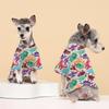 Suministro directo transfronterizo ropa para mascotas dinosaurio de dibujos animados impresa ropa para perros oso de peluche Bomei casual de dos patas