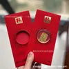 Sobres Rojos de Celebración de Luna Llena con Monedas de Oro, Sobres Rojos de Boda de Alta Calidad Especiales con Monedas de Oro, Suministro de Fábrica