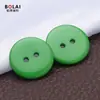 Láser de Tinte Personalizado Dos Ojos Resina Botón de Pan Ropa de Punto Camisa Botón Redondo Ropa para Niños Botón Versátil