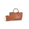 Bolso de mano tipo cesta de verduras de moda nueva de primavera y verano de fábrica, bolso de hombro de gran capacidad abierta, diseño nicho, bolso bandolera combinable