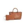 Bolso Tejido Artesanal Vintage Francés Cesta Portátil para Verduras Bolso para Mujer 2025 Nuevo Bolso de Hombro Cruzado de Gama Alta Combinable con Todo