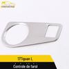 Adequado para 17 Tiguan L moldura decorativa de controle de farol Tiguan L botão de interruptor de ajuste de farol acessórios de patch brilhante