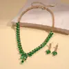 Colar Redondo Europeu e Americano Transfronteiriço Cravejado com Zircônia e Diamantes com Design Único, Corrente Exagerada para Clavícula, Acessório de Pescoço Moderno e Distintivo