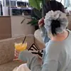 Anillo de Pelo Colorido Menta Mambo ~ Corazón de Chica Dulce Azul Bob Baja Cabeza Cuerda para el Cabello Resorte Nuevo