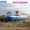 Zhejiang Jilin Barco de Sucção de Areia de Rio Interior Rios e Lagos Bombeamento de Areia Dragagem de Areia Gradeador Equipamento de Dragagem por Sucção Pequeno Barco de Sucção com Reboque