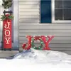 Nuevo letrero de suelo navideño con diseño de cachorro Grinch, letrero impermeable para césped de fiesta al aire libre, jardín