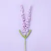 Buquê de Presente Artesanal Tricotado à Mão em Lã Acabada Lavanda Tricotada Lavanda Crocheted Simulada Pequeno Presente para Namorada