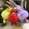 Nuevo Llavero de Muñeca de Peluche para Dormir Colgante de Bola de Pelo Colgante de Muñeca Linda Accesorios para Bolso de Regalo para Parejas para Mujeres