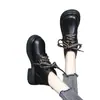 Botines tipo Martin para mujer, estilo coreano, forrados de felpa, suela gruesa, nueva colección otoño/invierno 2026, suela suave, estilo británico, corte bajo, cálidos y cortos