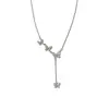 Collar de Borla de Mariposa con Diamantes Completos Diseño de Moda de Nicho Estilo Genial de Moda Versátil Cadena para Clavícula Elegante para Mujeres