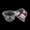 Copo descartável transparente em formato de tigela, 80gS, de PP, para molho, copo plástico para alimentos para Quanzhou Xiamen