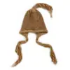 Nuevo Elegante Sombrero de Punto Trenzado con Borlas de Color Contrastante Maoge Otoño e Invierno Moda Dulce Cálido Protección para los Oídos Sombrero de Lana para Mujer