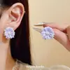 Aretes de Tachuela de Flor de Margarita Estilo Coreano Estilo Hada Accesorios de Aretes Frescos y Coloridos Pendientes de Personalidad Dulce y de Moda Accesorios para Orejas