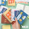 Cuaderno espiral inspirador, cuaderno de dibujos animados, mini bloc de notas de bolsillo lindo y súper adorable, premio de papelería para estudiantes de primaria y secundaria
