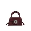 Bolsa de Mão Texturizada da Moda 2025 Nova Simples de Cor Sólida Bolsa Feminina Versátil para o Dia a Dia Ombro Transversal