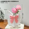 Adornos Creativos de Florero de Mariposa Tridimensional, Arreglo Floral de Lujo Ligero para Sala de Estar en Casa, Gabinete de TV de Entrada, Decoraciones Suaves para el Hogar