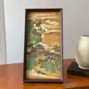 Nuevo Estilo Chino Salón de Jade Pintura Decorativa Rica Marco de Fotos Pintura de Mesa Pintura China Grabada de Nuevo Pintura Colgante para Entrada Sala de Estar Adornos de Escritorio
