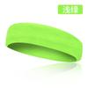 Banda para el cabello deportiva para correr, absorbente del sudor, para exteriores, yoga, color sólido, antitranspirante, banda elástica para el sudor