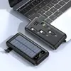 Cargador solar portátil para teléfono móvil de línea de auto-cinturón transfronterizo de cuatro hilos, 20000 mA de gran capacidad, se puede imprimir