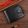 Nueva Billetera para Hombre de Negocios con Cremallera Horizontal Hebilla Magnética Juventud Monedero para Tarjetas Multi-Tarjetas Casual Billetera para Hombre