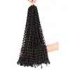 Peluca de trenza de fibra química africana europea y americana trenza sucia de resorte 18 pulgadas Trenza Passion Twist cabello de ganchillo agua