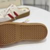 Tênis de Treino Alemão com Solado Macio para Mulheres, Novo Estilo Verão 2026, Slip-On Fechado na Ponta, Sapatos Preguiçosos Retro sem Calcanhar para Mulheres