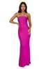 Vestido de noche sexy ajustado sin tirantes estilo europeo y americano para mujer, modelo largo 2026 con abertura, adecuado para banquetes, fiestas y eventos de cóctel