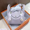 Mini Bolso Lindy de Piel de Vaca de Primera Capa, Bolso de Mano Genuino para Mujer, Bolso tipo 'Pillow Doctor', Bolso de Hombro Cruzado de Moda para el Trabajo