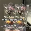 Cinta Correctora Sanrio de Frutas Ins de Aspecto Alto Corazón de Niña Estudiante Portátil Pequeña Transparente Cinta Correctora