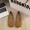 Zapatos Mary Jane retro estilo francés Birkenstock para mujer, nuevos mocasines de verano 2026, zapatos Birkenstock plisados de suela blanda