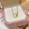 Collar de Acero de Titanio Estilo Coreano, Colgante de Diseño Versátil de Nicho de Lujo Ligero, Cadena para Clavícula de Temperamento Veraniego, Accesorios Inoxidables para Mujer