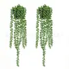 Plantas Verdes Pendentes Artificiais de Alta Qualidade, Suculentas, Flores Artificiais e Bonsai de Contas de Buda para Decoração de Casa - Cross-Border Amazon