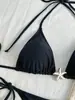 Comercio Electrónico Transfronterizo se Especializa en Suministrar Conjuntos de Bikini Sexy para Mujer al por Mayor Listos para Usar, Pantalones de Playa Casuales Semi-Transparentes de Nylon