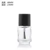Fábrica de Origen Venta al por Mayor Botella Transparente de Vidrio para Esmalte de Uñas Botella Vacía de Cosméticos con Pincel Botella de Vidrio Botella de Muestra para Esmalte de Uñas