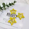 Acessórios Dopamina de Verão Quente Cores Doces Estrelas de Cinco Pontas Prendedor de Cabelo Pequeno Franja Infantil Lado Cabelo Desfiado Prendedor de Cabelo