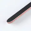 Herramienta para arte de uñas corazón rojo redondo negro tira de lijado de manicura de doble cara tira de hilo negro para uñas tira de lima de uñas