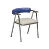Loja de Chá com Leite de Luxo Leve Combinação de Mesa e Cadeira Mesa de Negociação para Cafeteria Cabine Minimalista de Aço Inoxidável Sofá Duplo Cadeira Macia