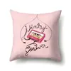 Funda de almohada de poliéster decoración de coche funda de almohada con estampado para el hogar QTP10