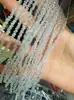 Cuentas Triangulares de Hielo Triturado 4-6mm Hilos Triangulares Cuentas Sueltas Irregulares Cuentas para Joyería Hecha a Mano DIY Accesorio para Collar