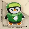 Parche bordado autoadhesivo original de la fábrica de origen, lindo parche de pingüino de dibujos animados, accesorio para ropa, parche de tela bordada para zapatos y sombreros