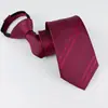 Corbata de Hombre Atada a Mano de 6 cm Corbata con Cremallera sin Nudo de 8 cm Negocios Formal de Gama Alta Fácil de Tirar Shaoxing Shengzhou