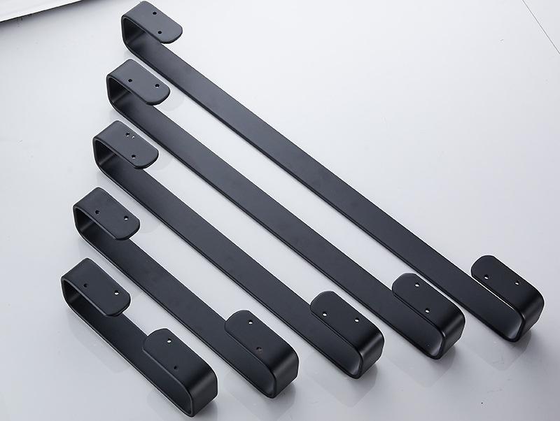 黑色宽边单杆 毛巾杆 毛巾架undefined